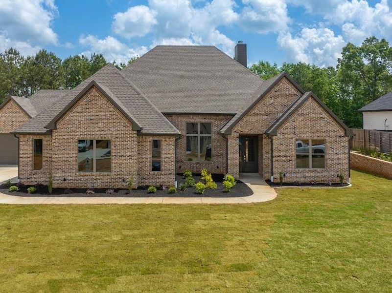 Front exterior of a new home in , Longview, TX, highlighting curb appeal (Image 2). Front exterior of a new home in , Longview, TX, highlighting curb appeal (Image 2).
