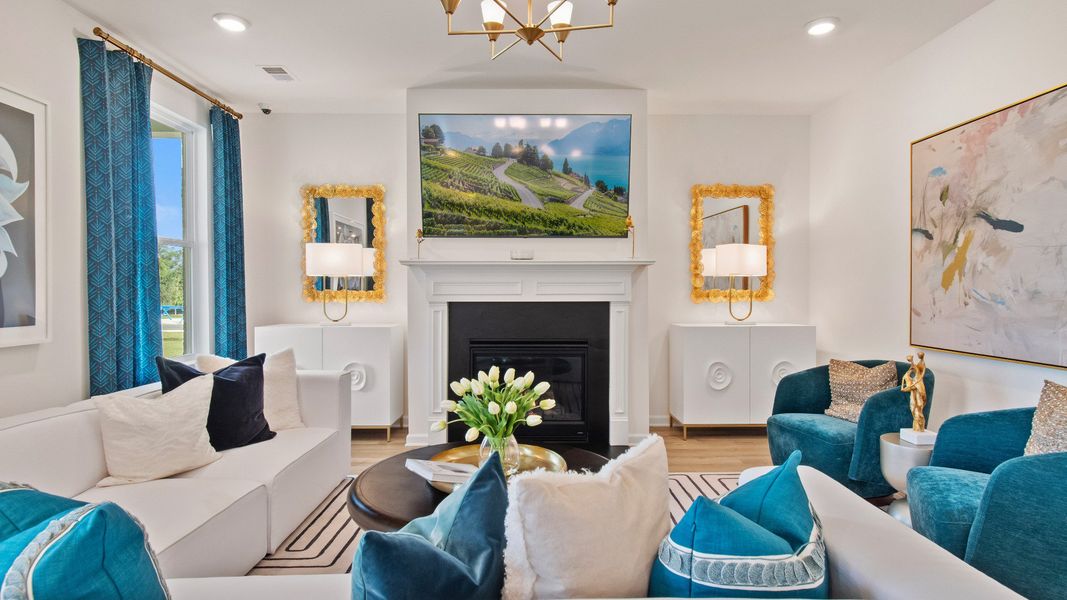 Furnished interior view inside a new home in Hamilton Lakes, Lawrenceville (Image 12).