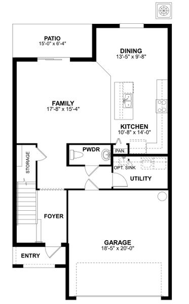 Image 5 representing the Cape Town by M/I Homes in Meadow Oaks, Hudson, FL.