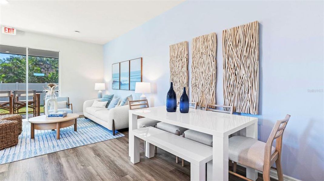 Furnished interior view inside a new home in Oasis at Longwood Run, Sarasota (Image 9).