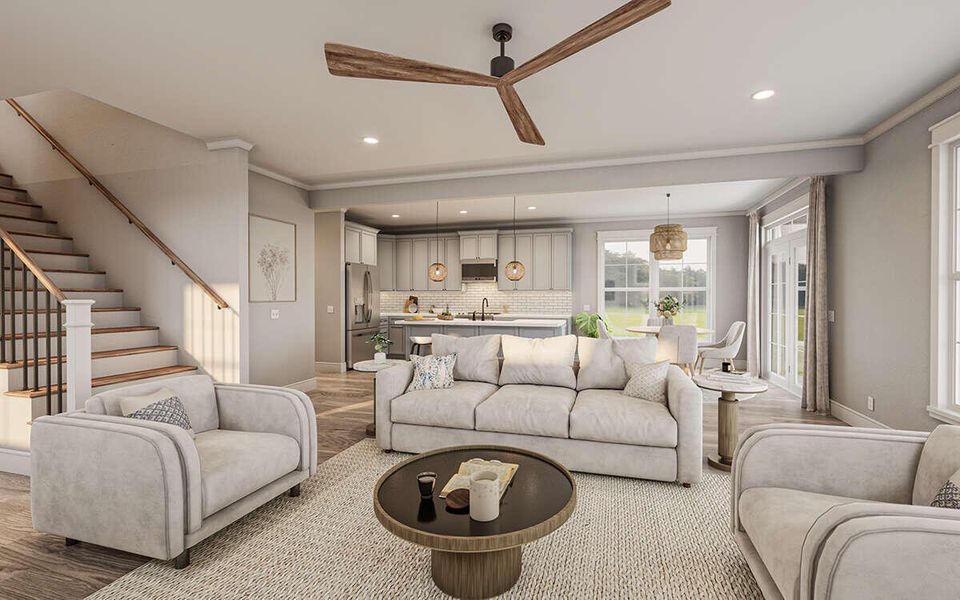 Furnished interior view inside a new home in , Goose Creek (Image 19).