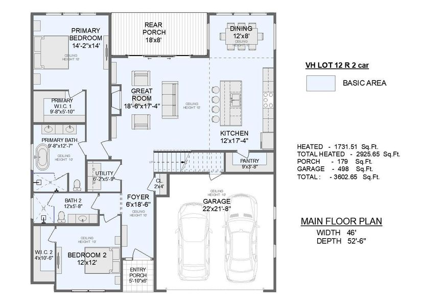 2D floor plan layout of this home in , Arden, NC (Image 4).
