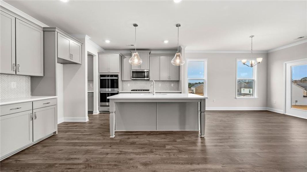 Furnished interior view inside a new home in Westland, Bogart (Image 7).