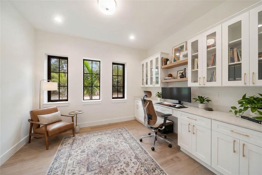 Furnished interior view inside a new home in , Sarasota (Image 8).