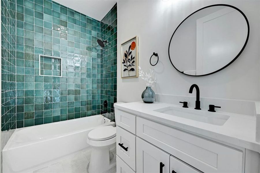 Furnished interior view inside a new home in , Austin (Image 14).