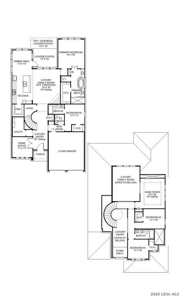 2D floor plan layout of this home in Alsatian Oaks, Castroville, TX (Image 2). 2D floor plan layout of this home in Alsatian Oaks, Castroville, TX (Image 2).