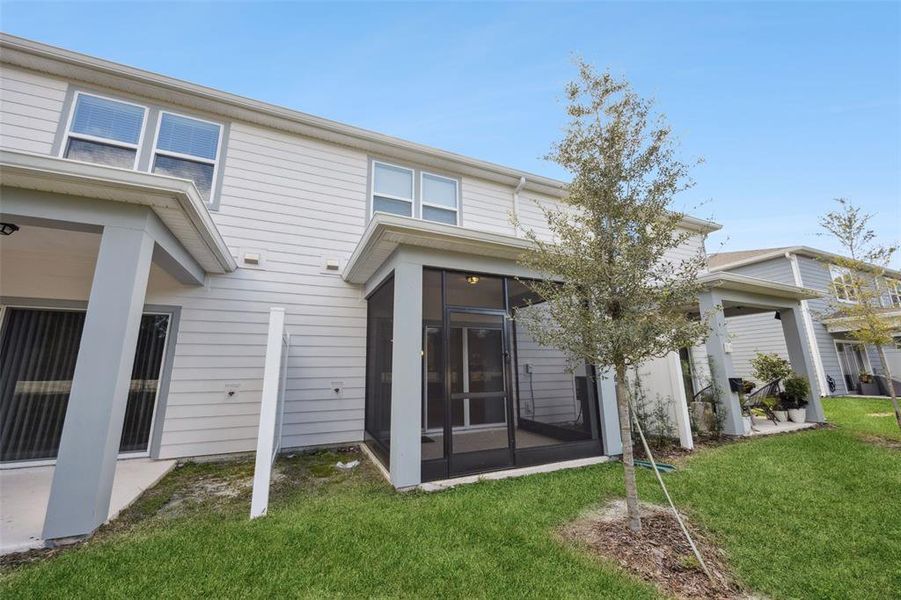 Exterior details and patio area of a home in Grayson Square, Winter Park (Image 27). Exterior details and patio area of a home in Grayson Square, Winter Park (Image 27).