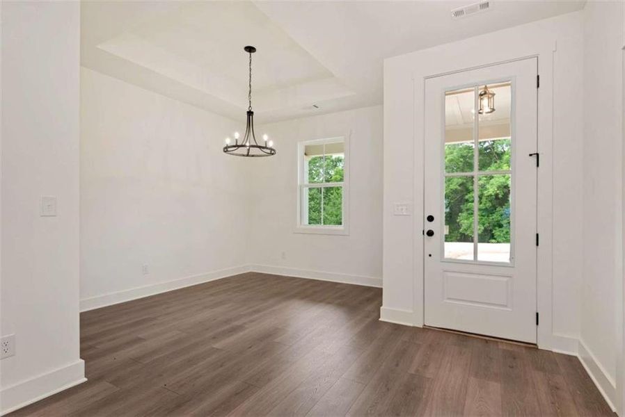 Spacious, unfurnished interior of a new home in , Maysville (Image 49).