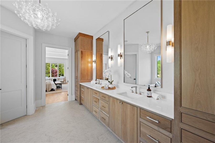 Furnished interior view inside a new home in , Milton (Image 39).