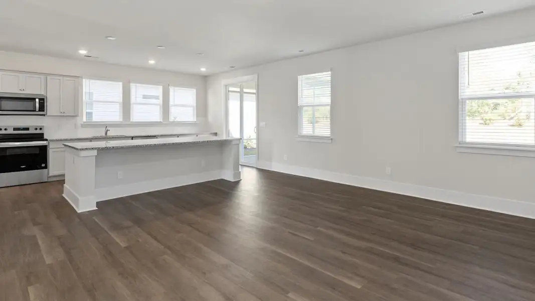 Spacious, unfurnished interior of a new home in The Highlands at Cedar Hill Landing, Navassa (Image 14).