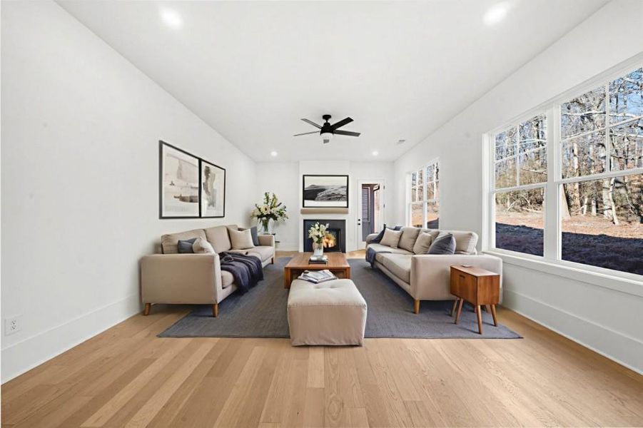 Furnished interior view inside a new home in , Canton (Image 7).