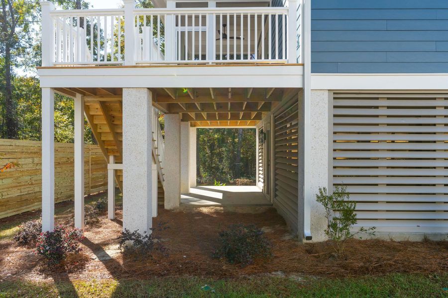 Exterior details and patio area of a home in , Mount Pleasant (Image 41).