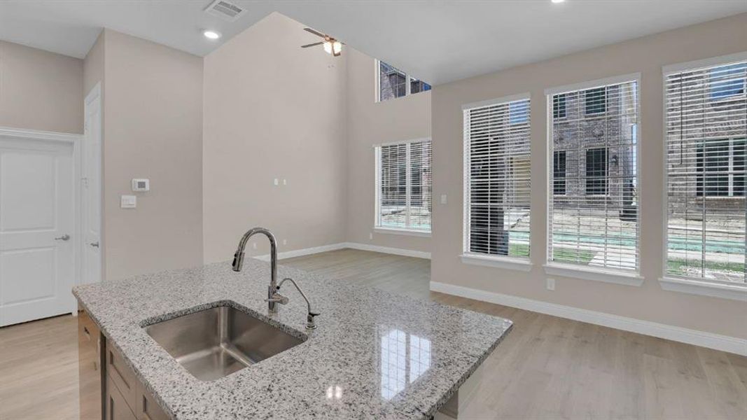 Close-up of interior finishes inside a home in The Avenue, Allen (Image 13).