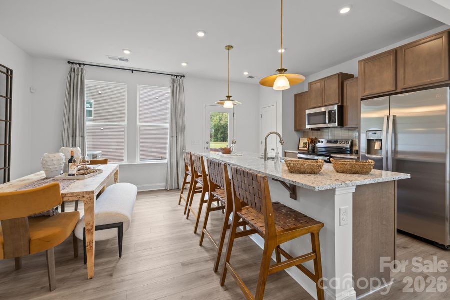Representative Photo from Model - Kitchen and Dining Area