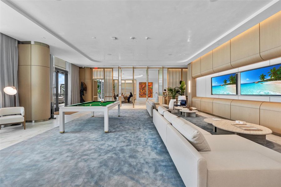 Furnished interior view inside a new home in , Pompano Beach (Image 16).