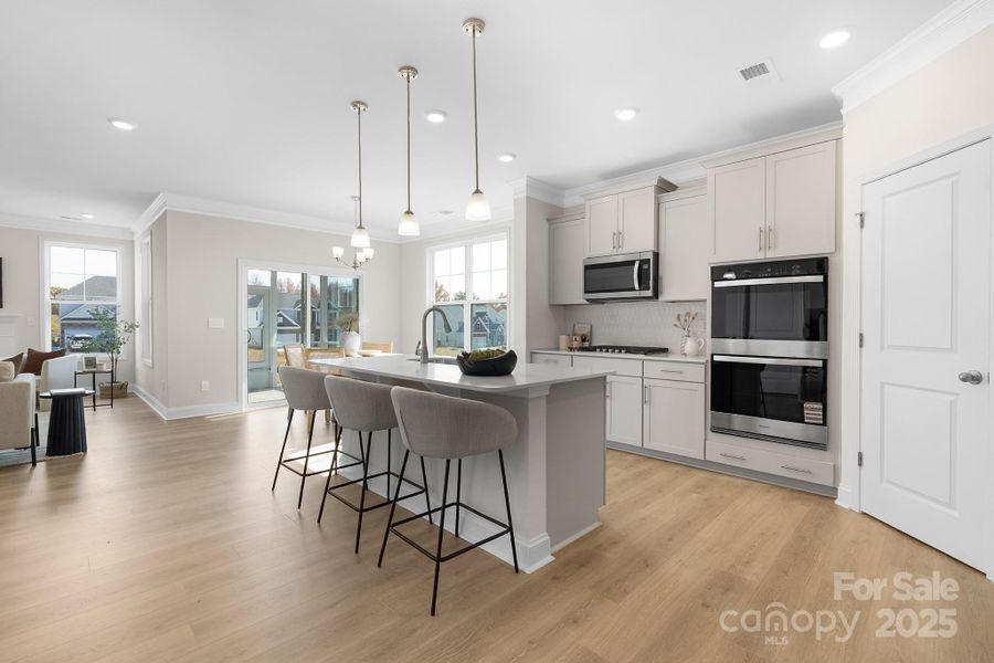Furnished interior view inside a new home in Sylvan Creek, Denver (Image 28).