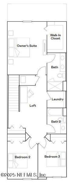 2D floor plan layout of this home in , St. Augustine, FL (Image 4).
