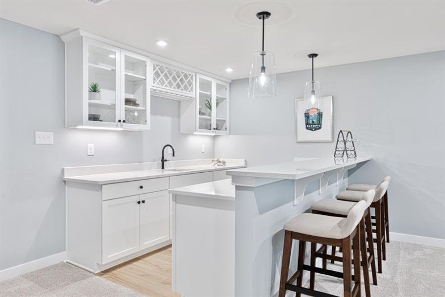 Representative furnished interior of a home built from the Anderson by Ryan Homes in Canterbrook Farms, Fountain Inn (Image 46).
