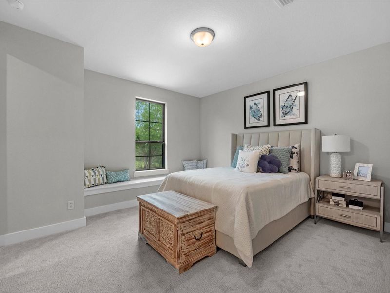 Furnished interior view inside a new home in , Fulshear (Image 36).