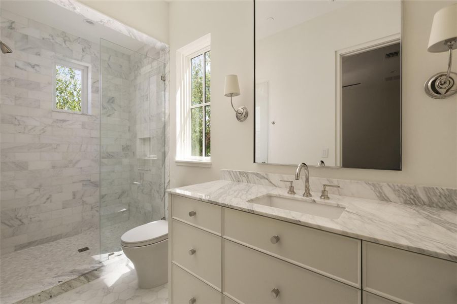 Furnished interior view inside a new home in Amarra Villas, Austin (Image 40). Furnished interior view inside a new home in Amarra Villas, Austin (Image 40).