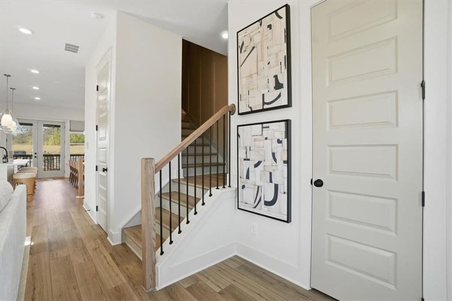 Furnished interior view inside a new home in The Eighteen, Atlanta (Image 25).