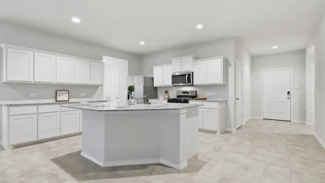 Furnished interior view inside a new home in Eagle Creek, Denton (Image 6).