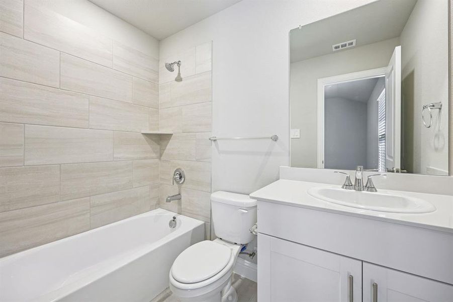 Photo is not of the actual home, but is an inspirational photo of builder’s model home and may depict options, furnishings, and/or decorator features that are not included.