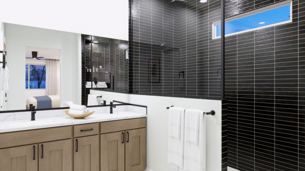 Owner's Bath w Walk-in Shower (alt view) - Virtual Photo