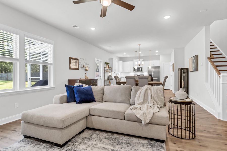 Furnished interior view inside a new home in Sea Island Preserve, Johns Island (Image 3).