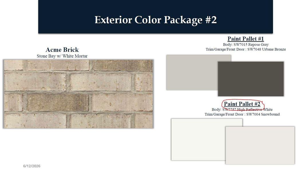Sample of building materials used in homes in Westridge Cove, Conroe (Image 4). Sample of building materials used in homes in Westridge Cove, Conroe (Image 4).