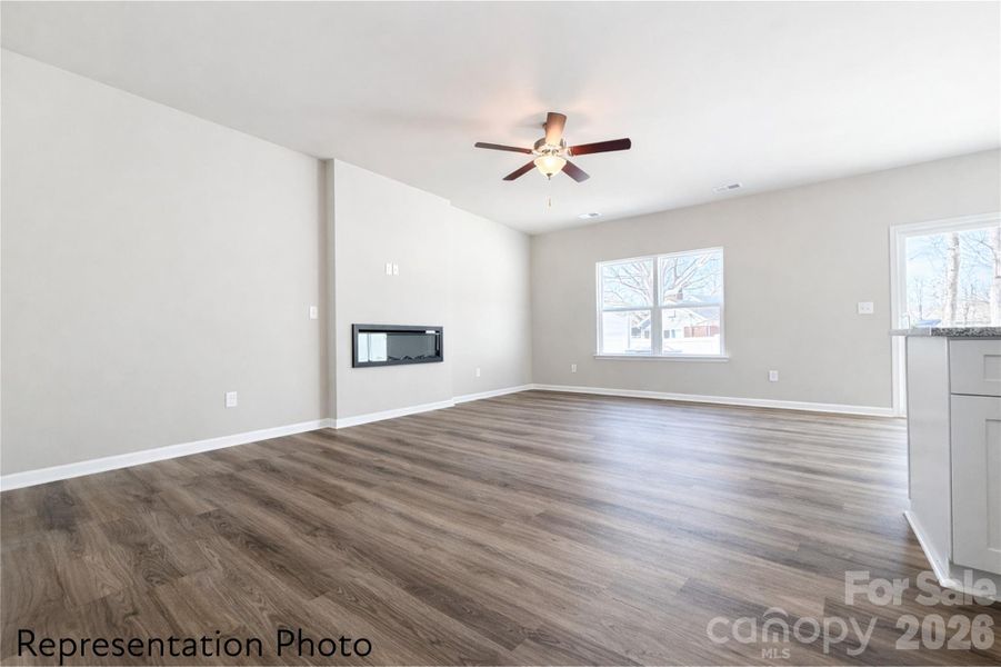Spacious, unfurnished interior of a new home in , Charlotte (Image 11).