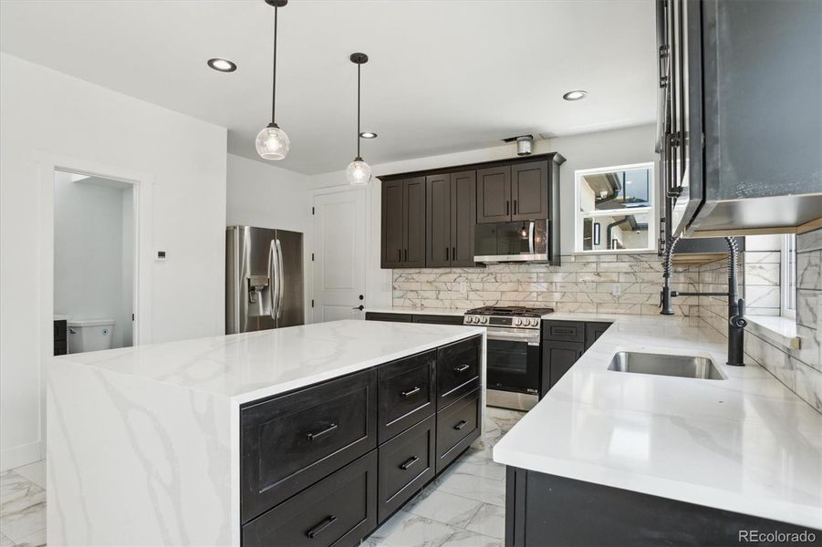 Furnished interior view inside a new home in , Denver (Image 7).