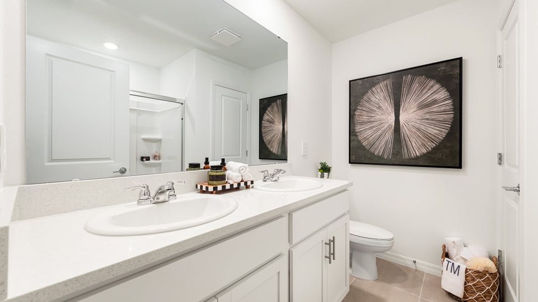 Representative furnished interior of a home built from the Hazel by Taylor Morrison in Westview Community Group Page, Kissimmee (Image 12).