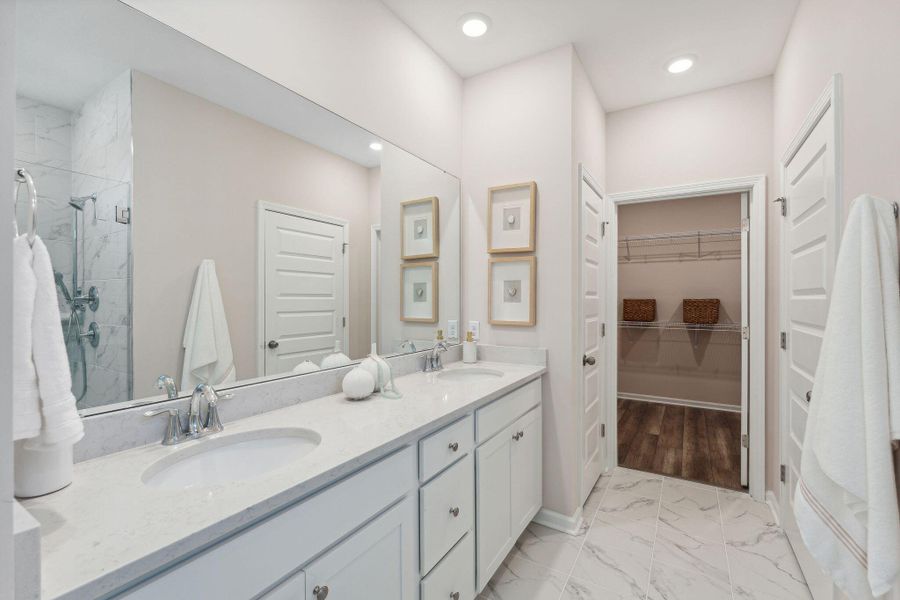 Furnished interior view inside a new home in Horizons at Summers Corner | 55+, Summerville (Image 5).