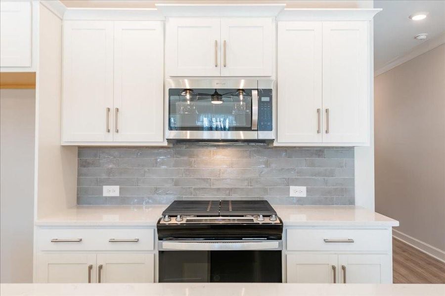 Furnished interior view inside a new home in Bluffs at Bells Ferry, Marietta (Image 8).