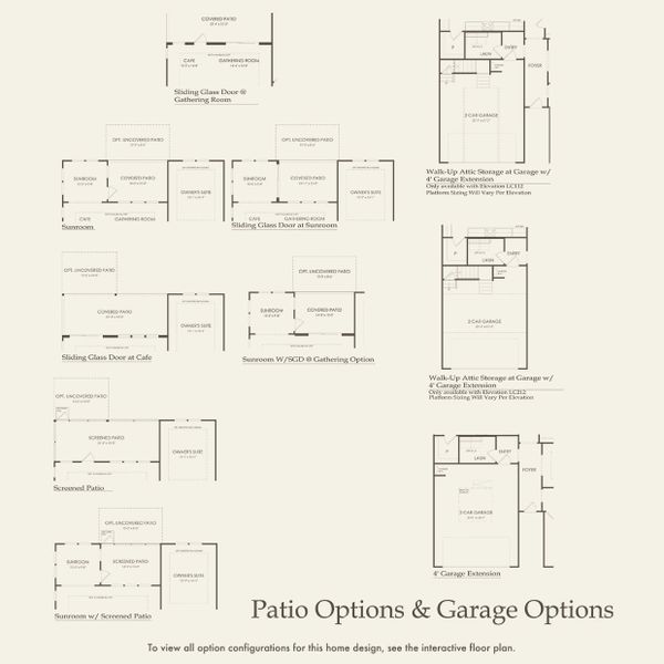 2D floor plan layout for the Palmary by Del Webb in Del Webb Barton Village, Lebanon, TN (Image 3).