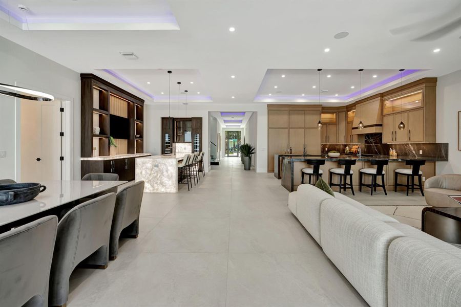 Furnished interior view inside a new home in , Lantana (Image 19).