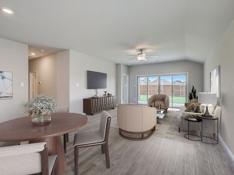 The Oleander floorplan with the Balanced interior package.