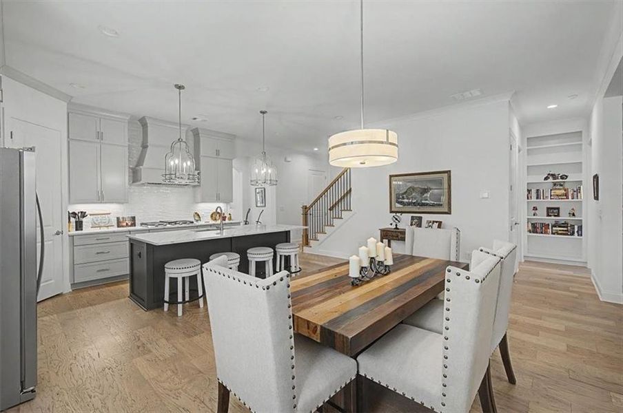 Furnished interior view inside a new home in Lakeside at River Green, Canton (Image 20).