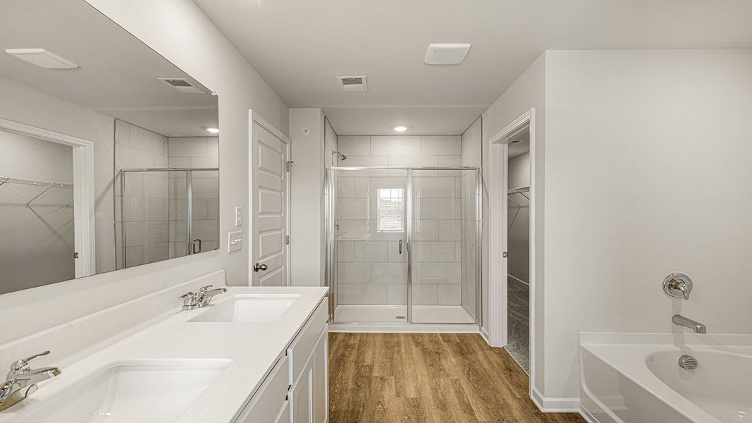 Furnished interior view inside a new home in Echo Glen, Stockbridge (Image 12). Furnished interior view inside a new home in Echo Glen, Stockbridge (Image 12).