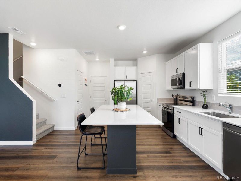 Furnished interior view inside a new home in , Fort Lupton (Image 6).