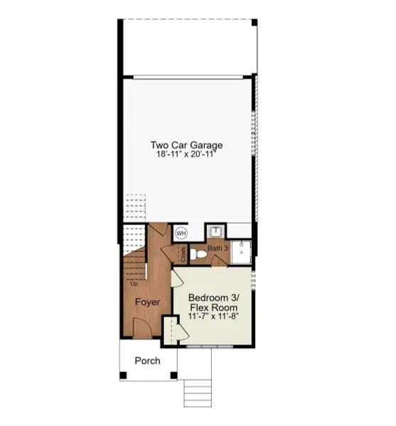 2D floor plan layout of this home in Faris Park, Greenville, SC (Image 3). 2D floor plan layout of this home in Faris Park, Greenville, SC (Image 3).