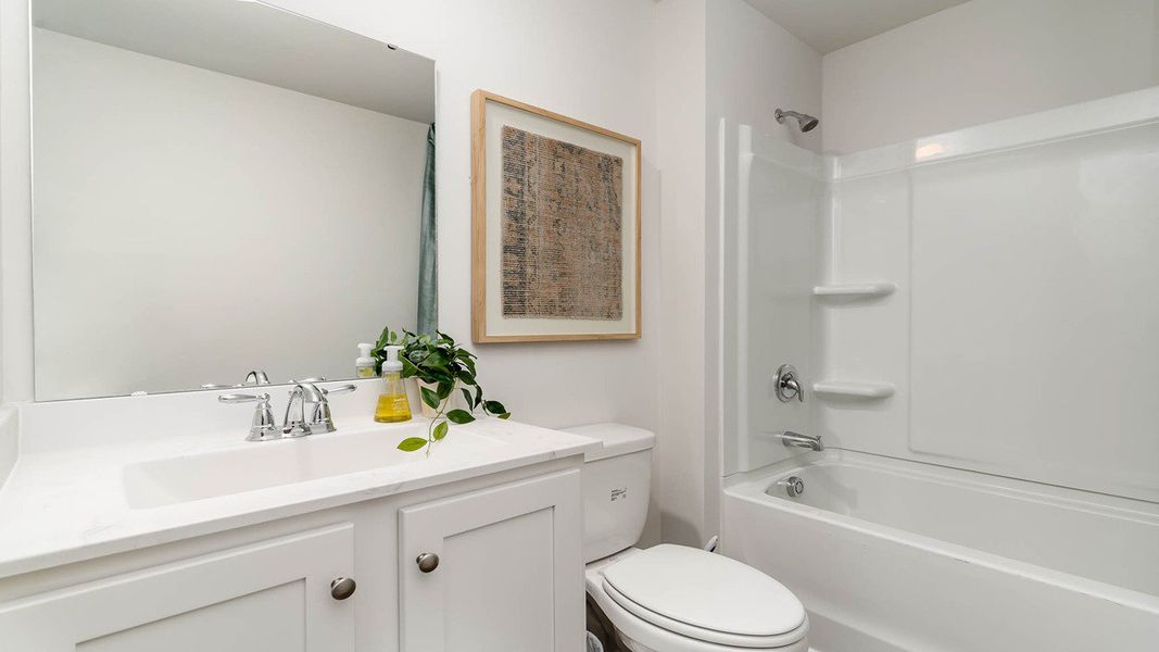 Representative furnished interior of a home built from the ELLE by D.R. Horton in Rich Square at Brunswick Plantation, Ash (Image 21).