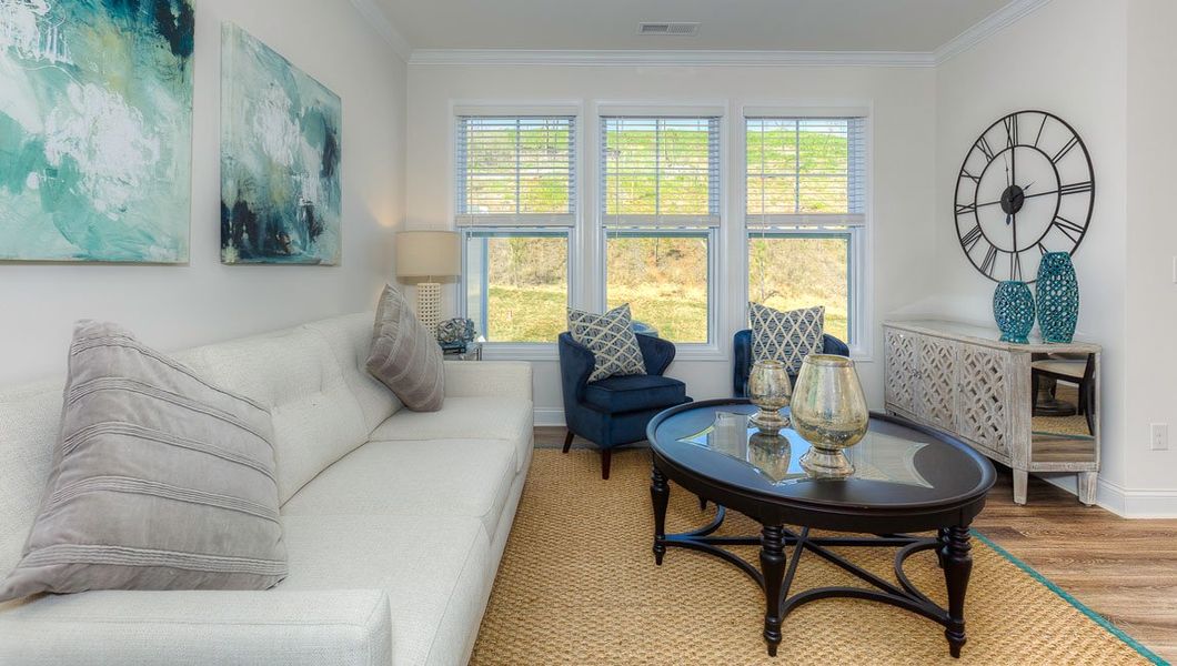 Furnished interior view inside a new home in Skybrook Corners, Huntersville (Image 13). Furnished interior view inside a new home in Skybrook Corners, Huntersville (Image 13).