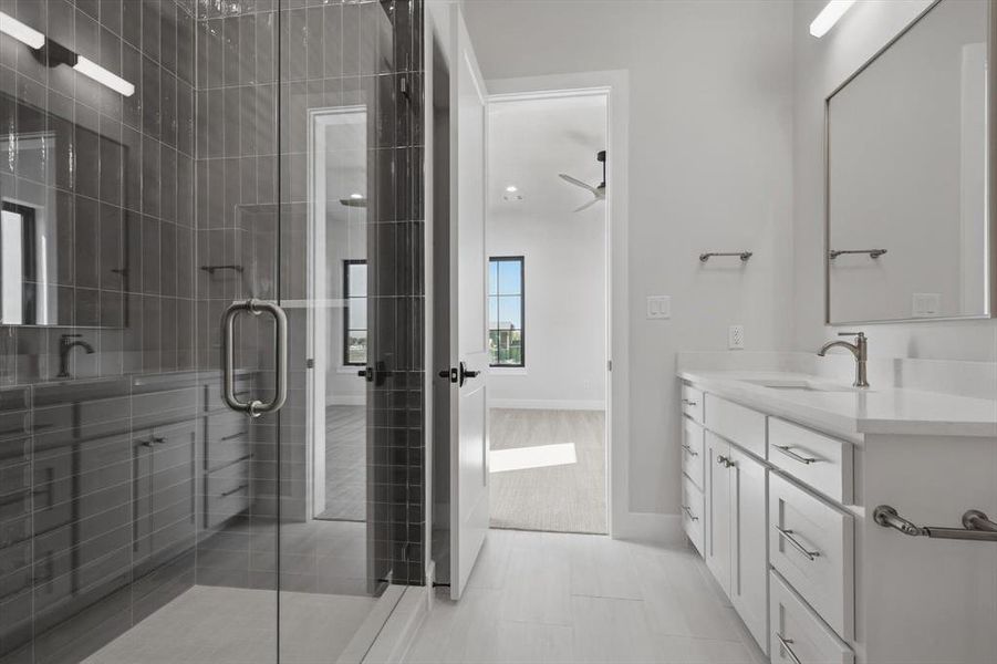 Furnished interior view inside a new home in , Bartonville (Image 14).