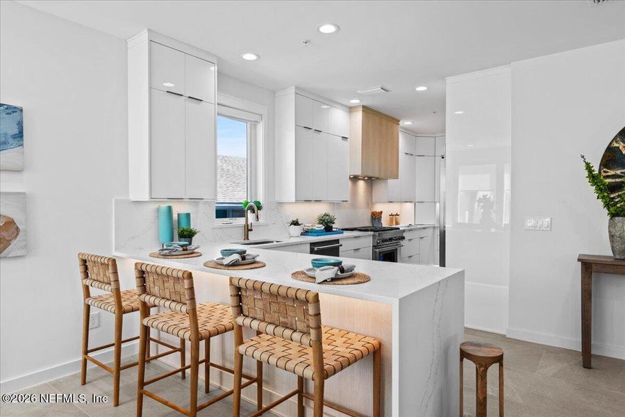 Furnished interior view inside a new home in , Jacksonville Beach (Image 46).