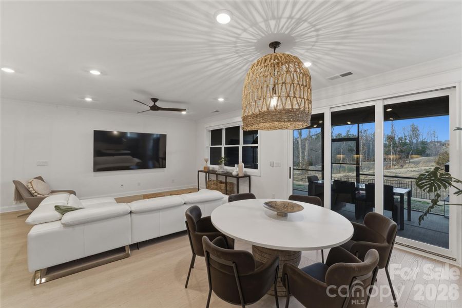 Furnished interior view inside a new home in Windell Woods, Tega Cay (Image 32).