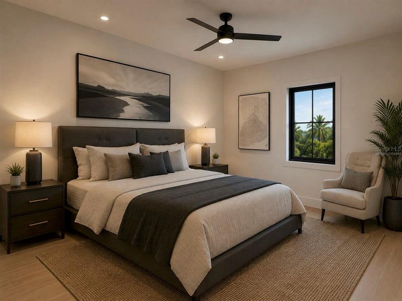 Furnished interior view inside a new home in , Tampa (Image 20). Furnished interior view inside a new home in , Tampa (Image 20).