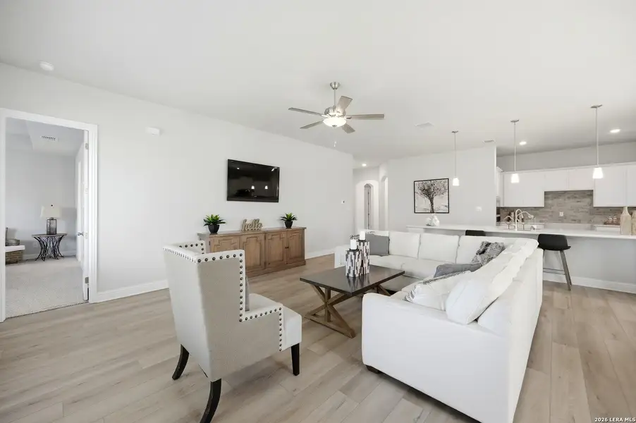 Furnished interior view inside a new home in The Parklands, Schertz (Image 16).
