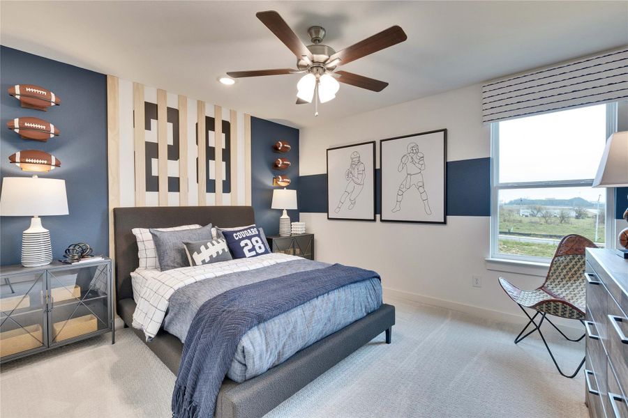 Furnished interior view inside a new home in Whisper South, San Marcos (Image 7).